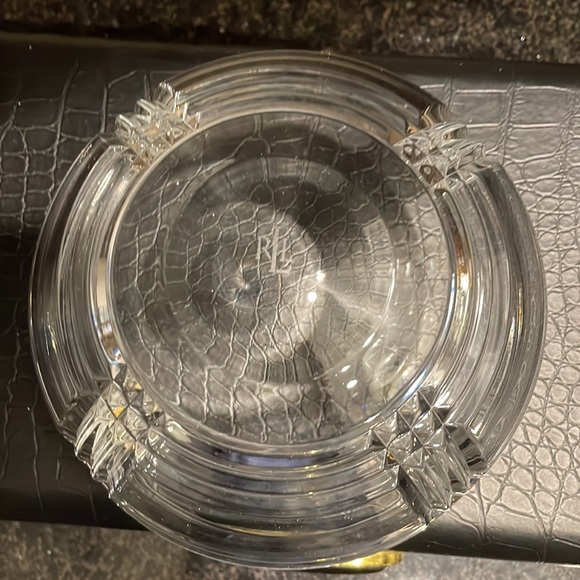 Ralph Lauren beautiful sparkling lead crystal bowl in pristine condition - Picture 5 of 7